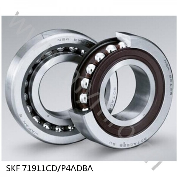 71911CD/P4ADBA SKF Super Precision,Super Precision Bearings,Super Precision Angular Contact,71900 Series,15 Degree Contact Angle