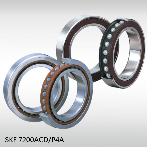 7200ACD/P4A SKF Super Precision,Super Precision Bearings,Super Precision Angular Contact,7200 Series,25 Degree Contact Angle